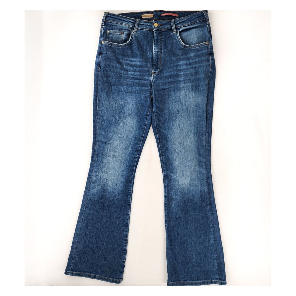 Pilcro Indigo Flare & Wide Leg Jeans - Picture 3 of 7